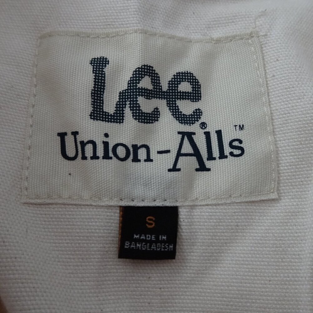 Lee Denim Romper Size S Beige Short Union Alls One Piece Jumpsuit - Picture 8 of 11